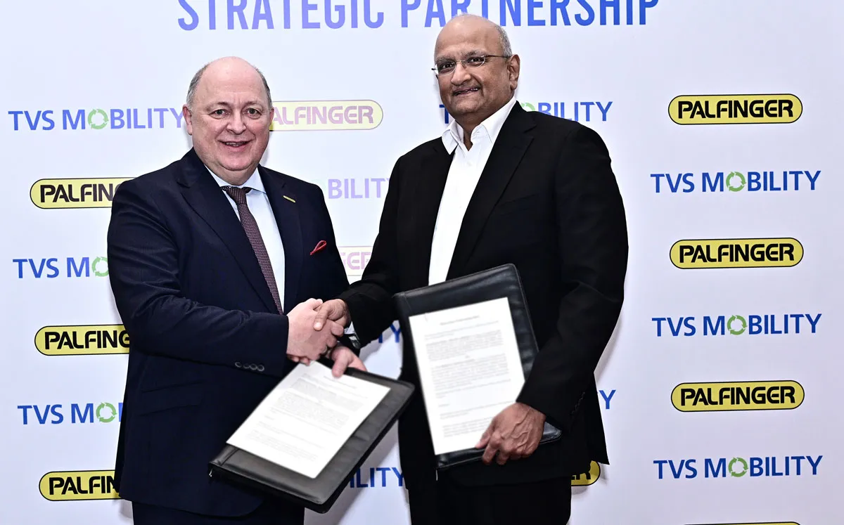TVS Mobility and Palfinger to Set Up Rs 3.5 bn Plant in Pune