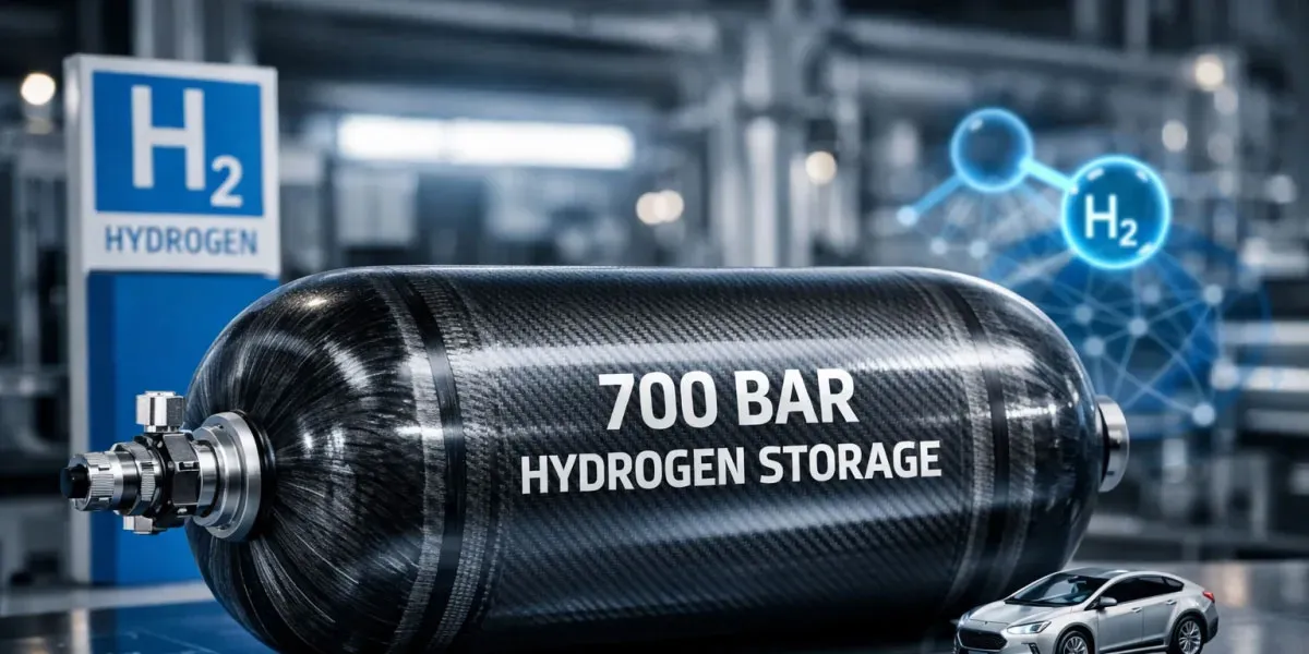 TDB And DST Back Indigenous 700 Bar Hydrogen Storage