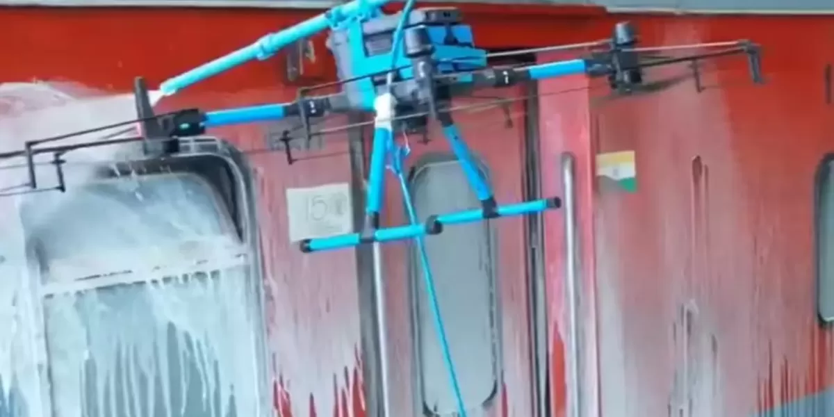 Railways Launches Drone System for Cleaning in Assam