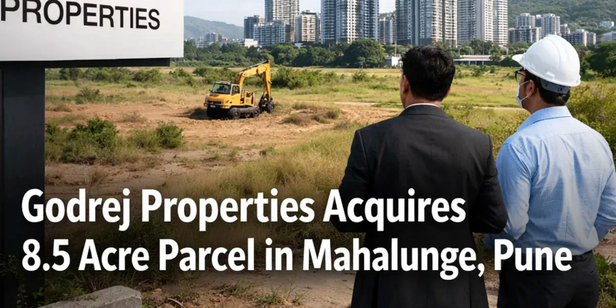 Godrej Properties Acquires Eight Point Five Acre Parcel In Mahalunge Pune
