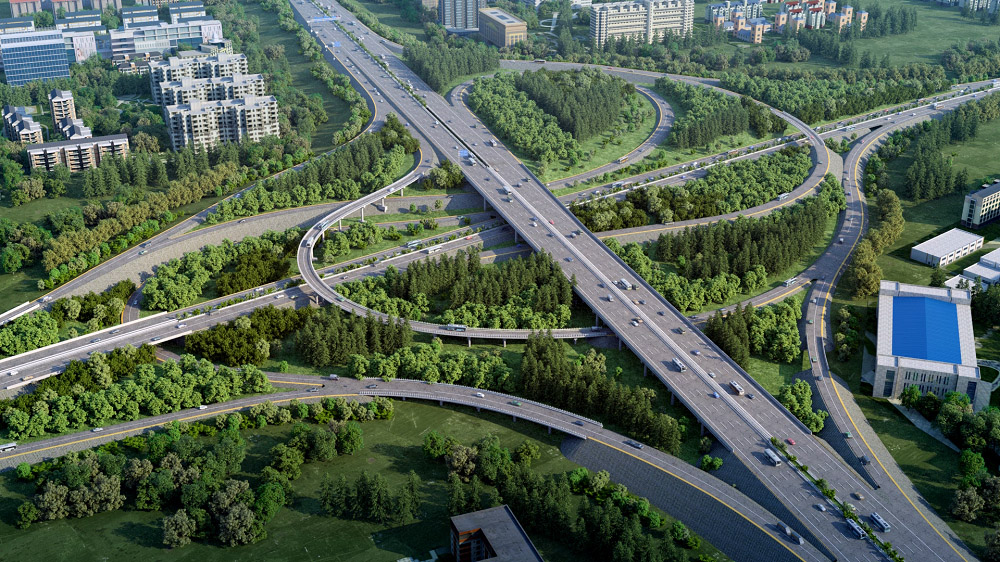 4D technology for Beijing-Harbin expressway section