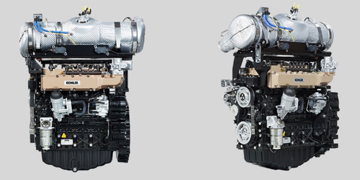 Kohler introduces KDI 3404TCR SCR compact engine can reach 112 KW at 1800 rpm.