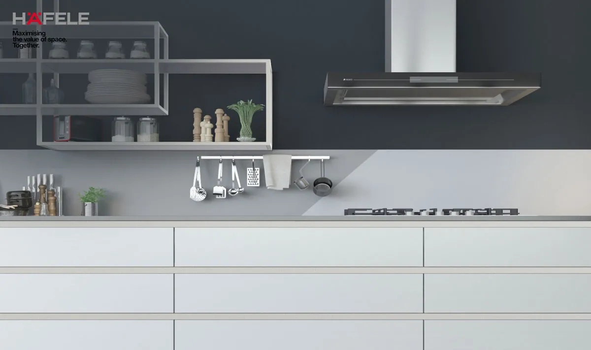 Hafele Introduces Profin Gola Profiles for Handle-less Kitchens