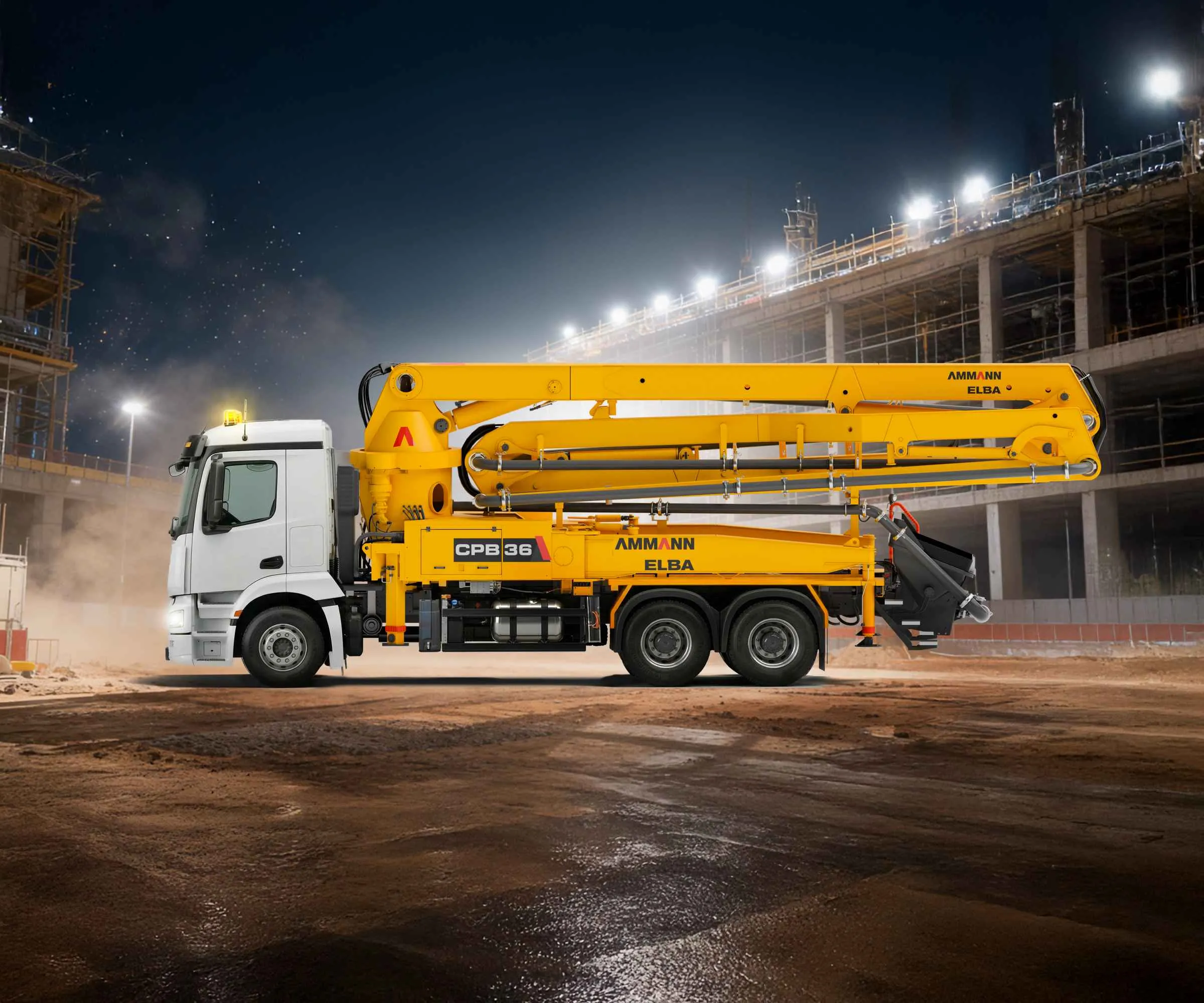 Ammann India Launches CPB36 Concrete Boom Pump