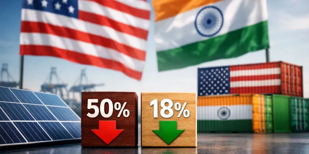 US India Trade Deal Lowers Solar Tariffs