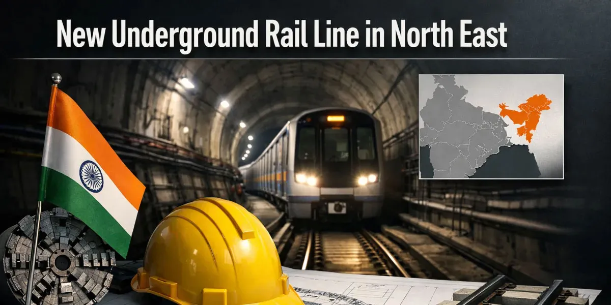 Railways To Construct New Underground Rail Line In North East