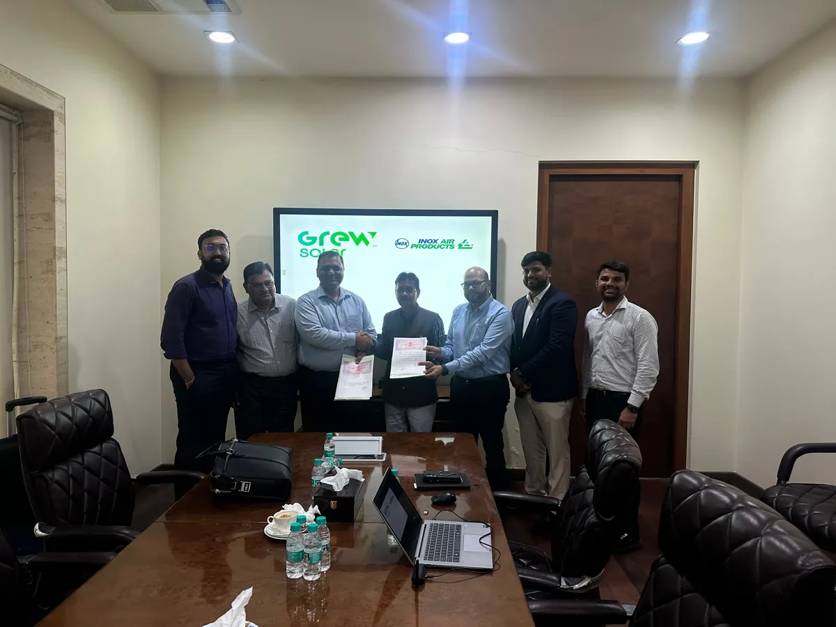 INOXAP to Supply UHP Nitrogen for Grew Energy’s MP Solar Facility