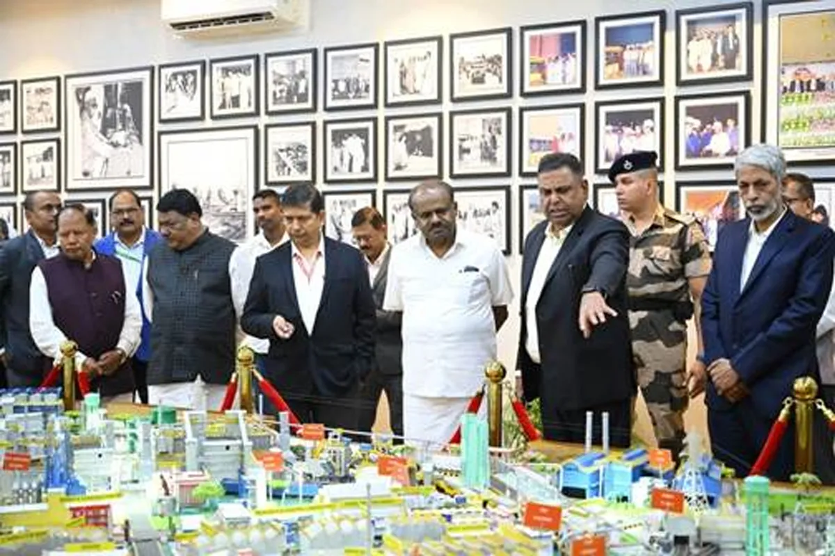 Kumaraswamy Visits Rourkela Steel Plant, Inaugurates New Caster