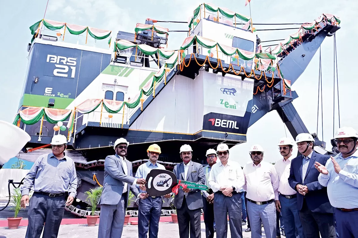Coal India Inducts First Made-in-India Electric Rope Shovel