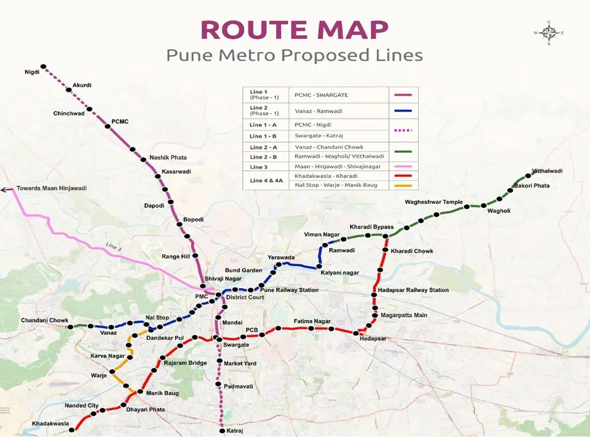Cabinet Clears Rs 98.6 Billion Pune Metro Phase 2 Plan