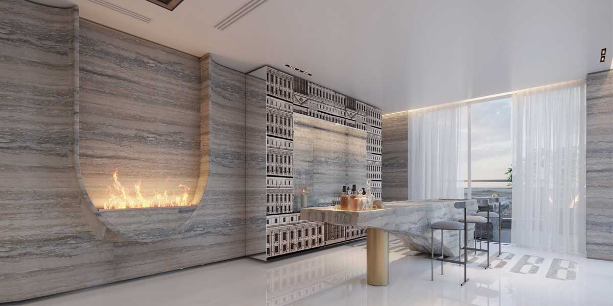 Luxury bar spaces by Essentia Environments