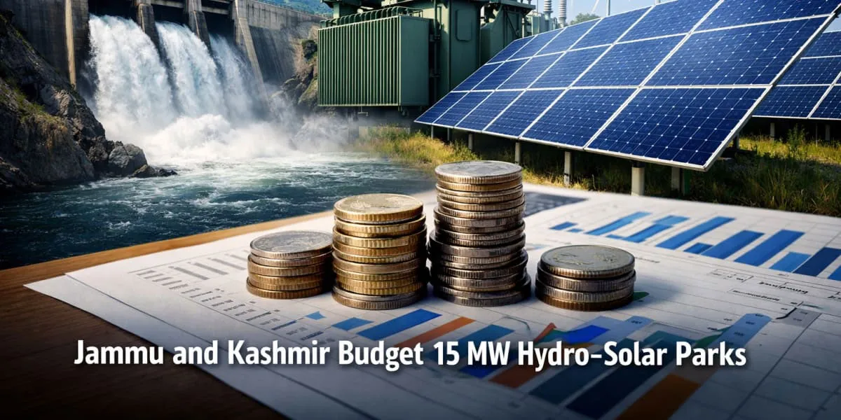 Jammu and Kashmir Budget Proposes 15 MW Hydro-Solar Parks