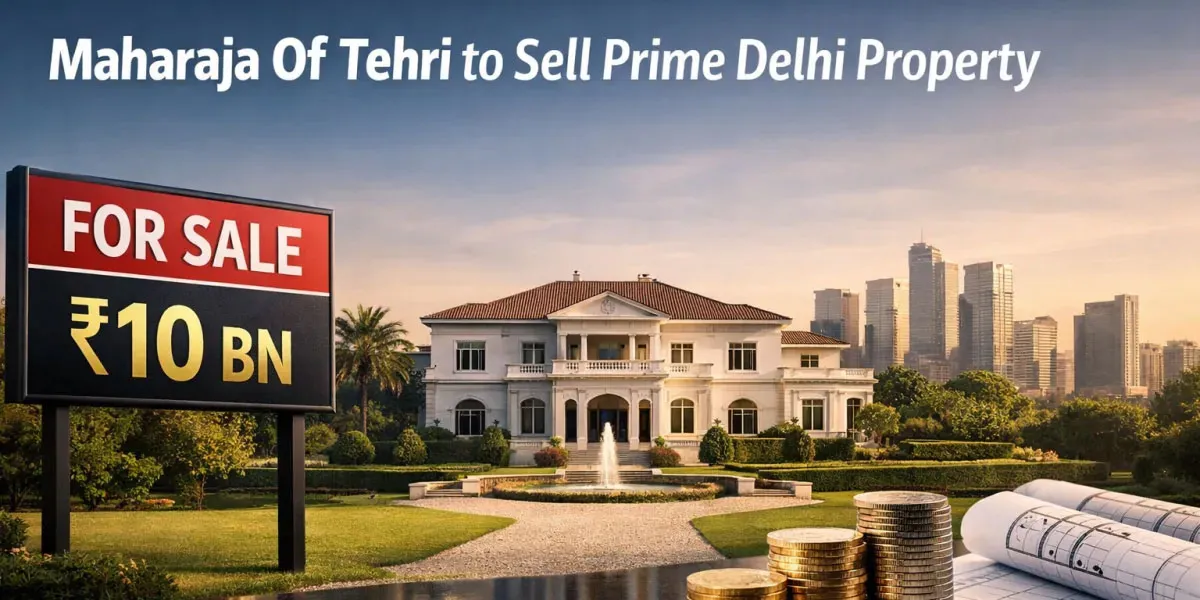 Maharaja Of Tehri To Sell Three Point Two Acre Delhi Property