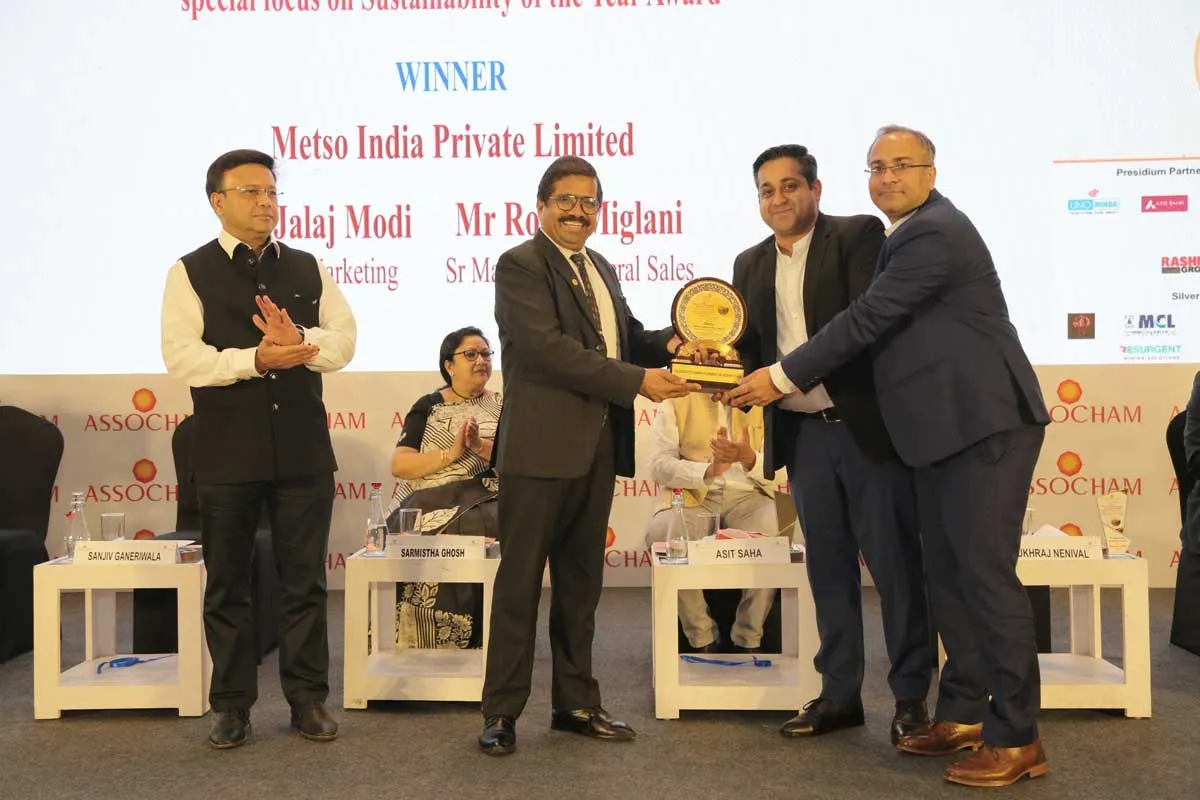 Metso Wins ASSOCHAM Award for Mining Equipment