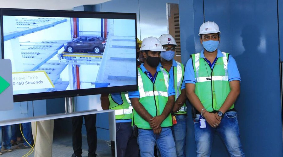 Mumbai gets first multi-level robotic shuttle parking system