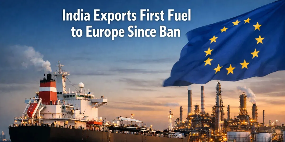 India Exports First Fuel To Europe Since Ban
