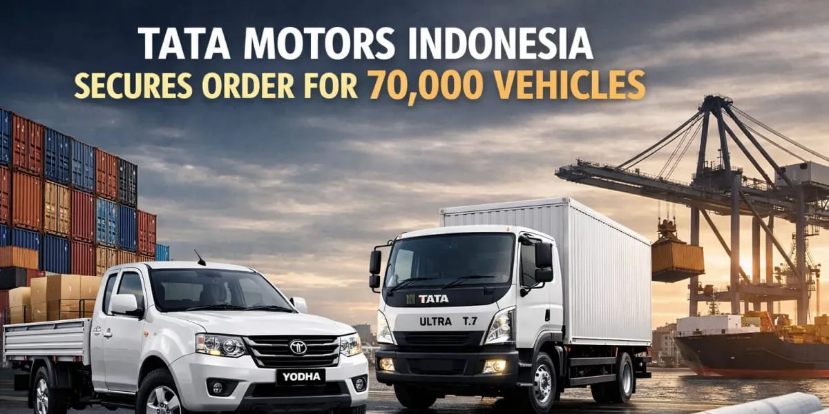 Tata Motors Indonesia Secures Order For 70,000 Vehicles