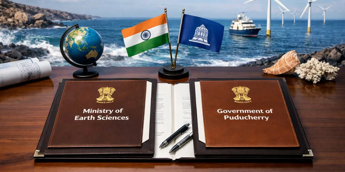 MoES and Government of Puducherry Sign MoU for Blue Economy