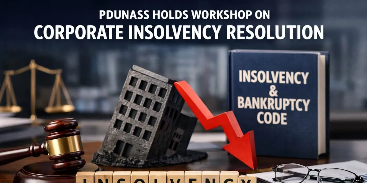 PDUNASS Holds Workshop On Corporate Insolvency Resolution