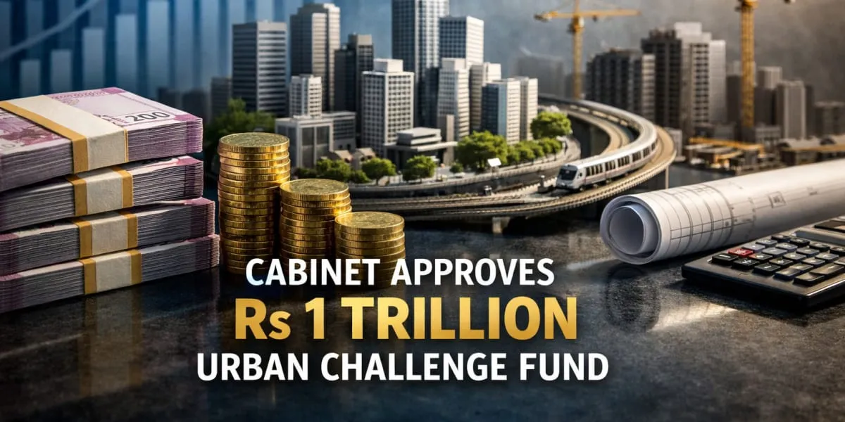 Cabinet Approves Rs One Trillion Urban Challenge Fund