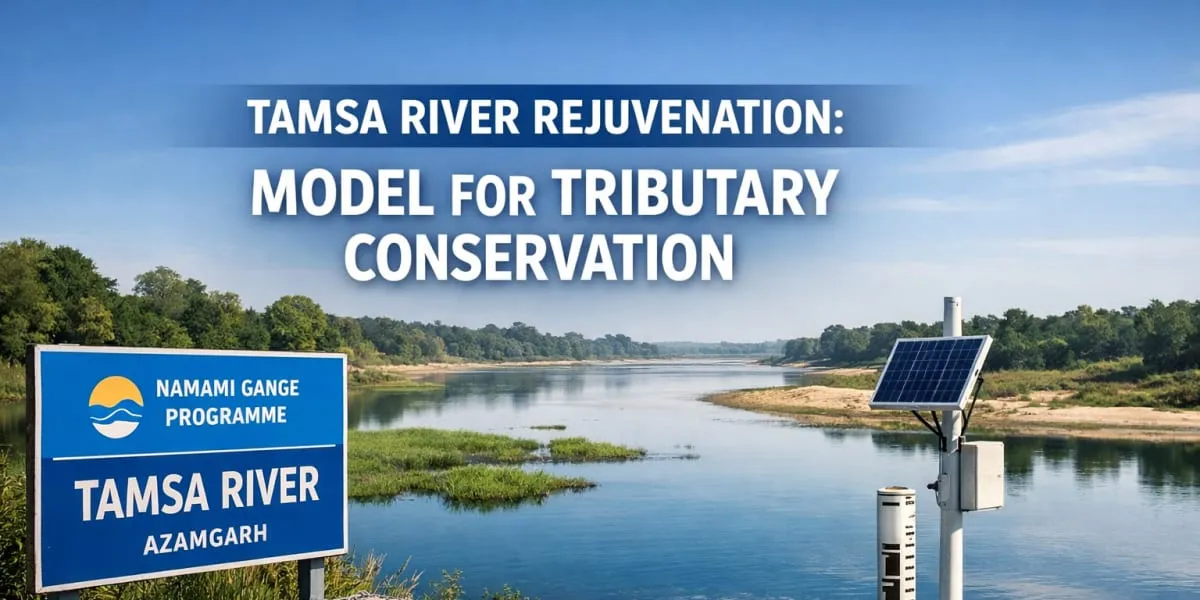 Tamsa River Rejuvenation Becomes Model For Tributary Conservation