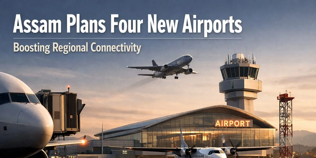 Assam Plans Four New Airports to Boost Regional Connectivity