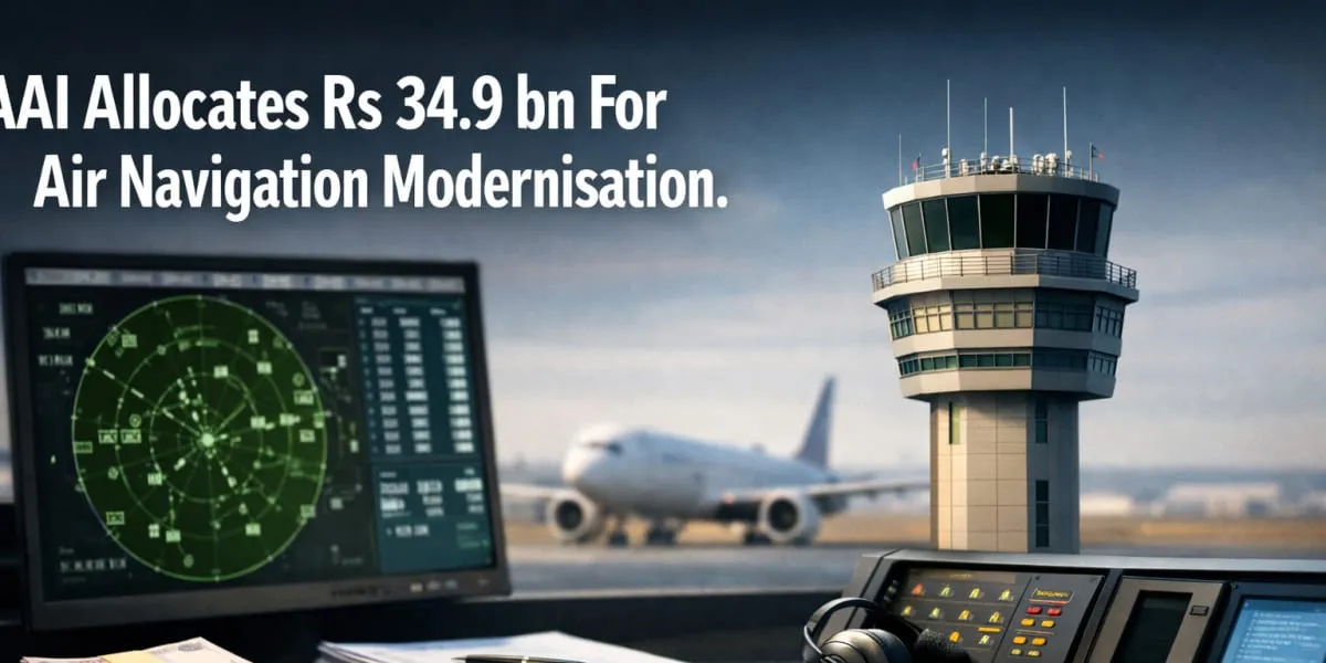 AAI Allocates Rs 34.9 bn For Air Navigation Modernisation