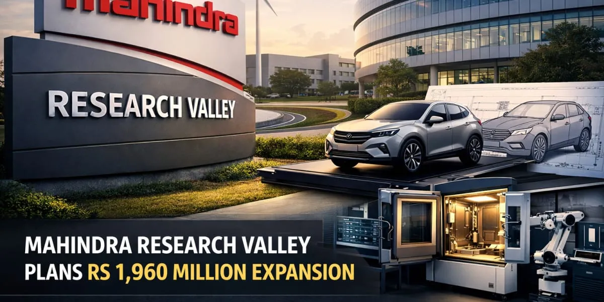 Mahindra Research Valley Plans Rs 1,960 Million Expansion