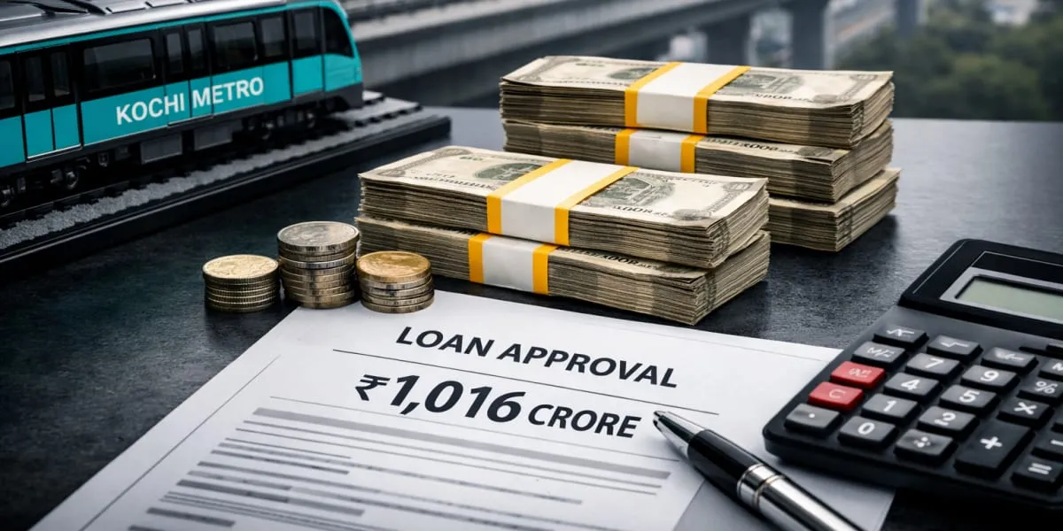 KMRL Gets Nod To Seek Rs1,016 Crore Loan For Kochi Metro Phase Two