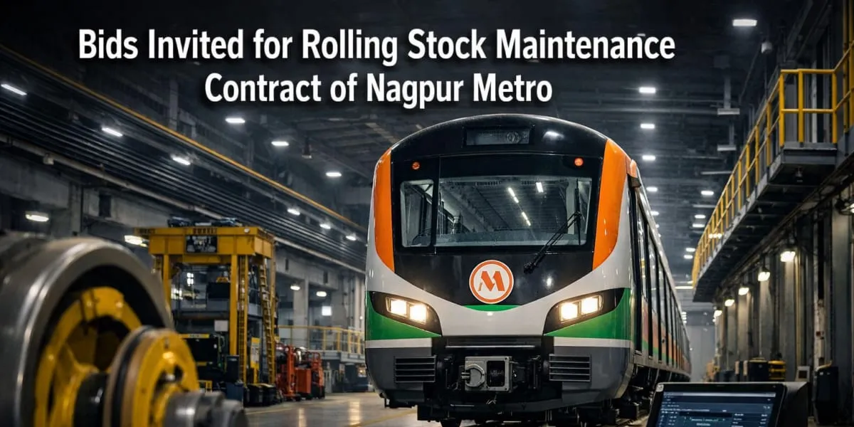 Bids Invited for Rolling Stock Maintenance Contract of Nagpur Metro