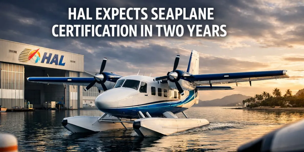 HAL Expects Seaplane Certification In Two Years