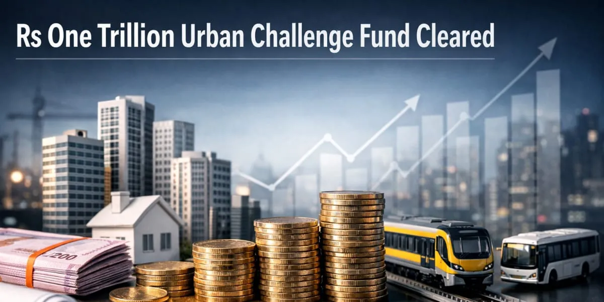 Cabinet Clears Rs One Trillion Urban Challenge Fund