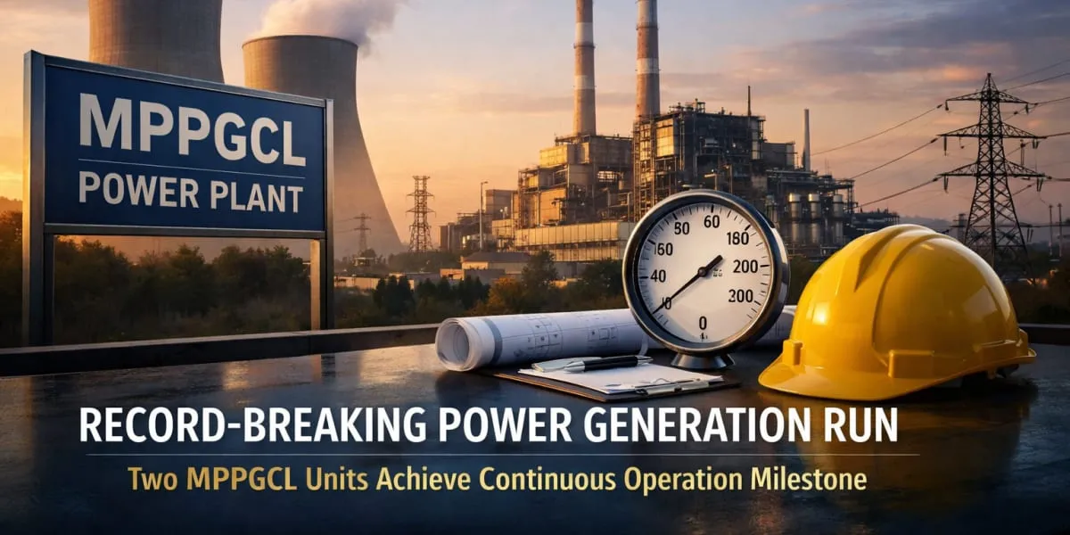 Two MPPGCL Units Set Continuous Power Generation Record