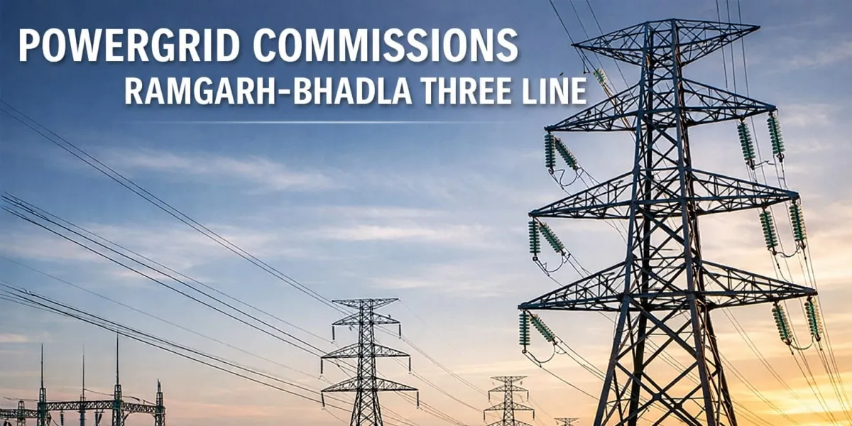 Power Grid Corporation of India Commissions Ramgarh-Bhadla Three Line