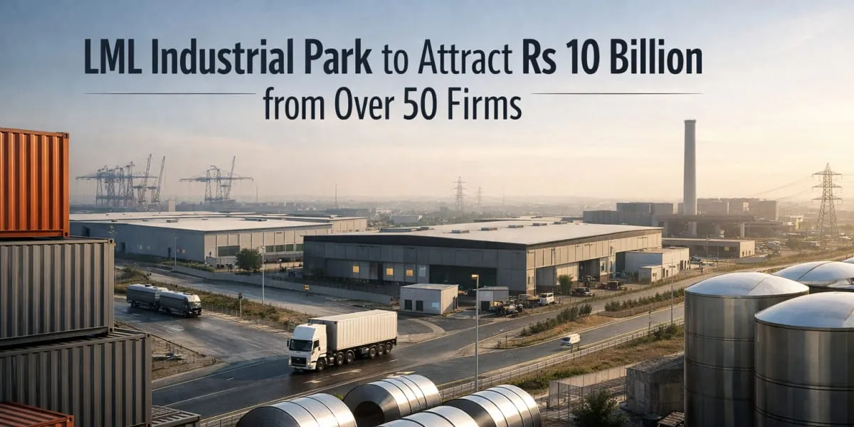 LML Industrial Park to Attract Rs 10 Billion From Over 50 Firms