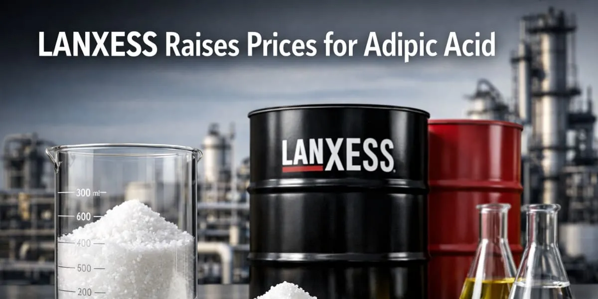LANXESS Raises Prices For Adipic Acid