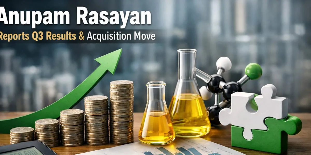 Anupam Rasayan Reports Q3 Results And Acquisition Move