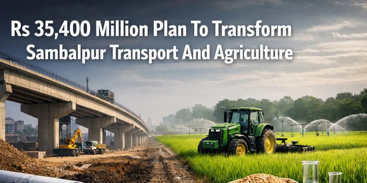 Rs 35,400 Million Plan To Transform Sambalpur Transport And Agriculture