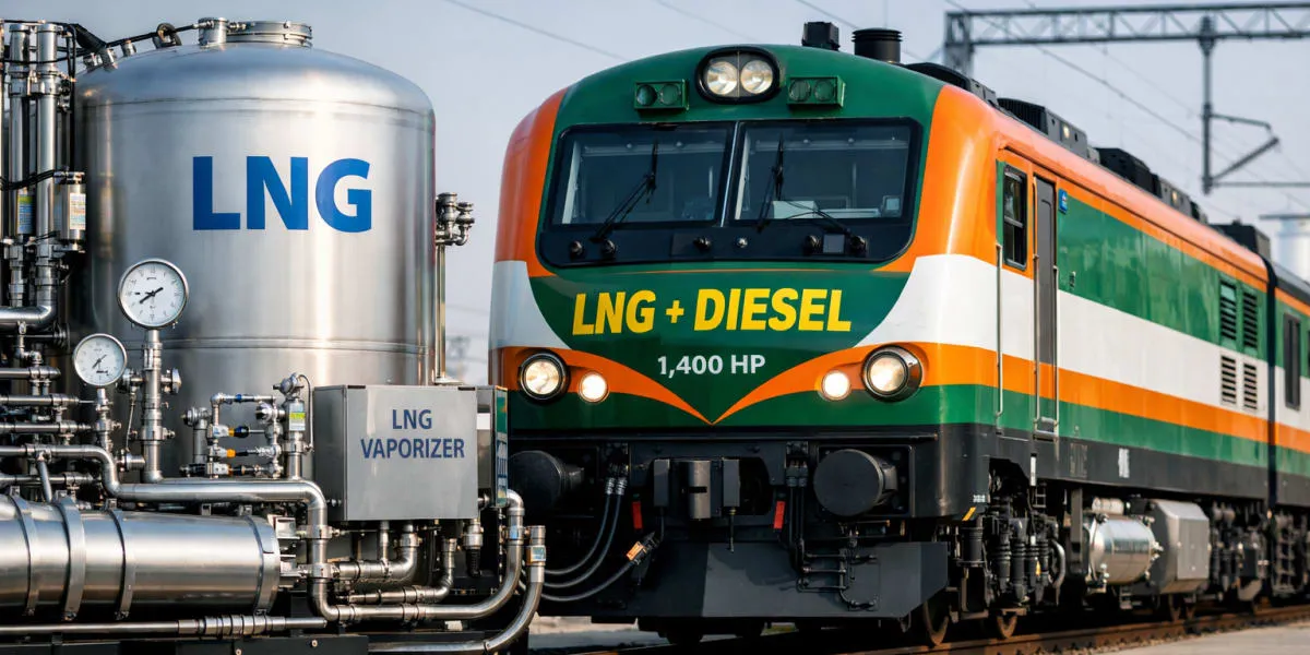 INOX India Systems Power Indian Railways LNG DEMU Trial
