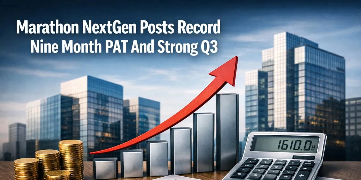 Marathon NextGen Posts Record Nine Month PAT And Strong Q3
