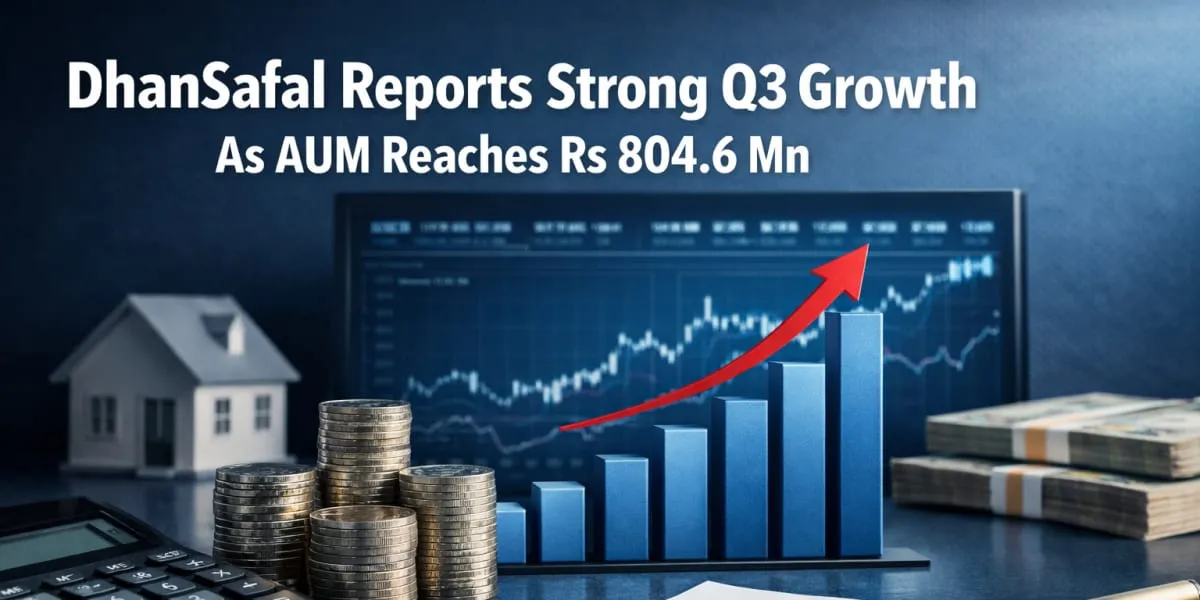 DhanSafal Reports Strong Q3 Growth As AUM Reaches Rs 804.6 mn
