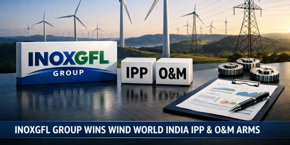 INOXGFL Group Wins Wind World India IPP And O&M Arms