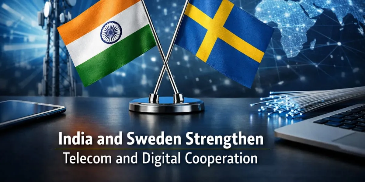 India And Sweden Strengthen Telecom And Digital Cooperation
