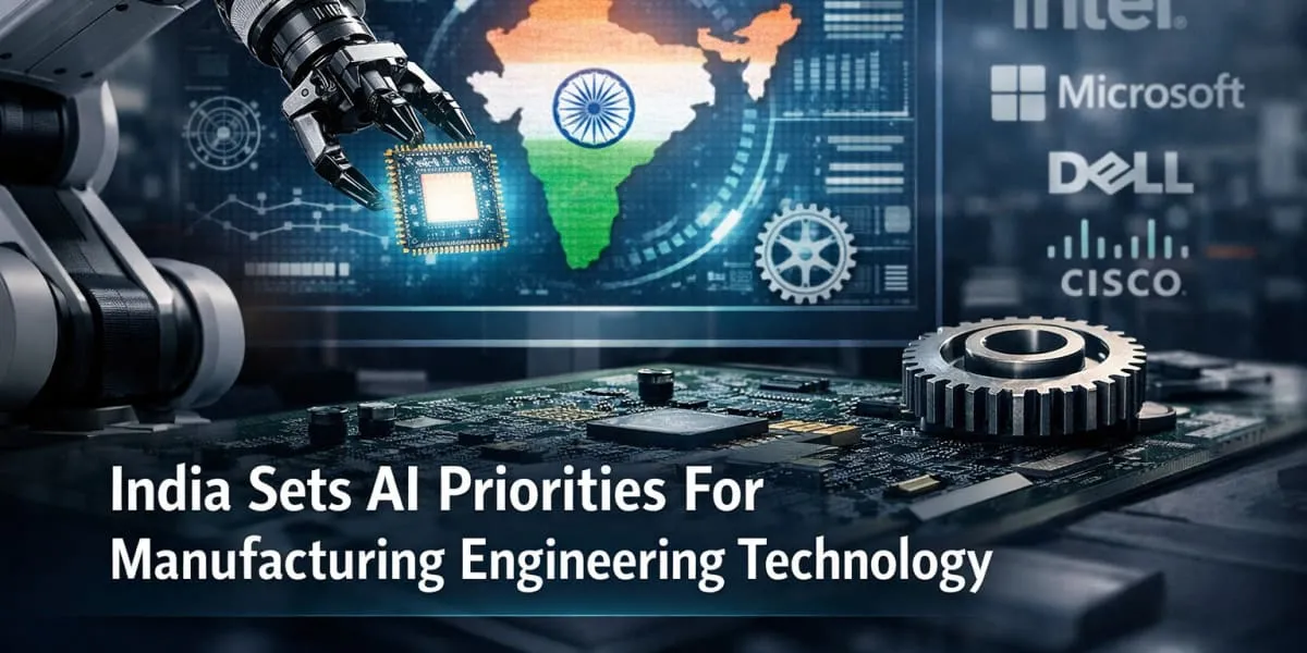 India Sets AI Priorities For Manufacturing Engineering Technology