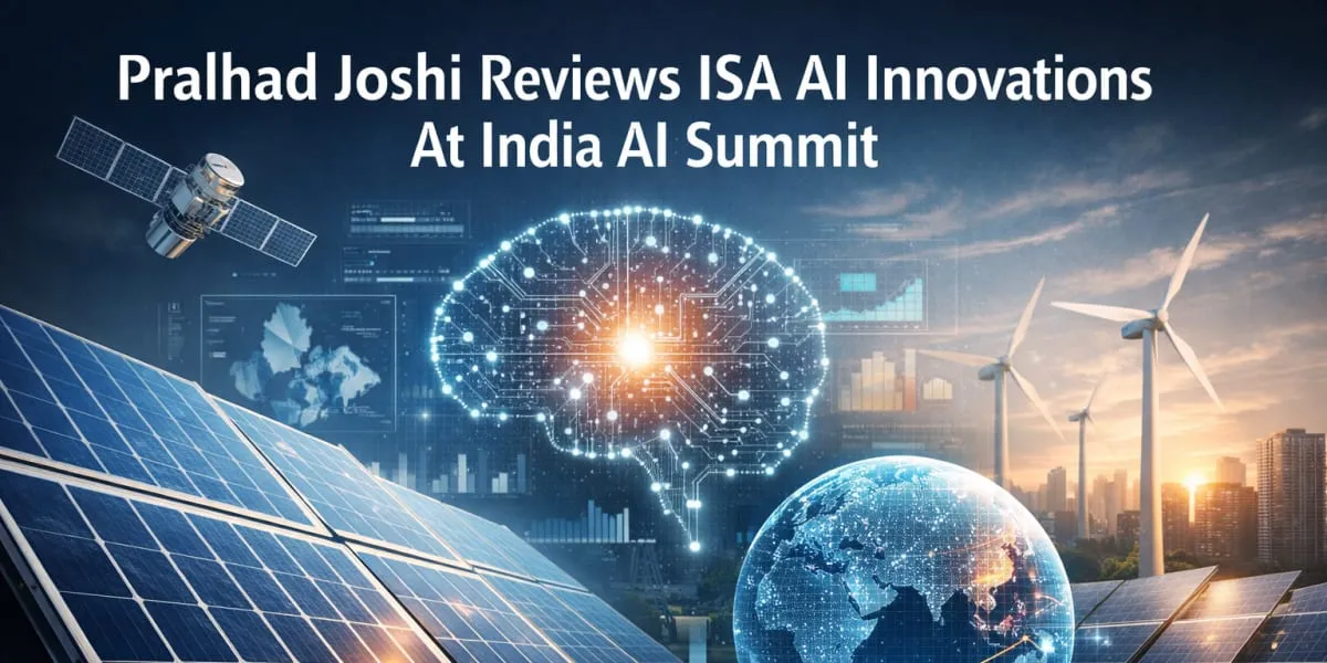 Pralhad Joshi Reviews ISA AI Innovations At India AI Summit