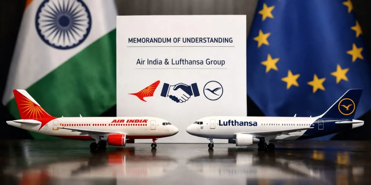 Air India And Lufthansa Group Sign MoU To Boost India EU Connectivity