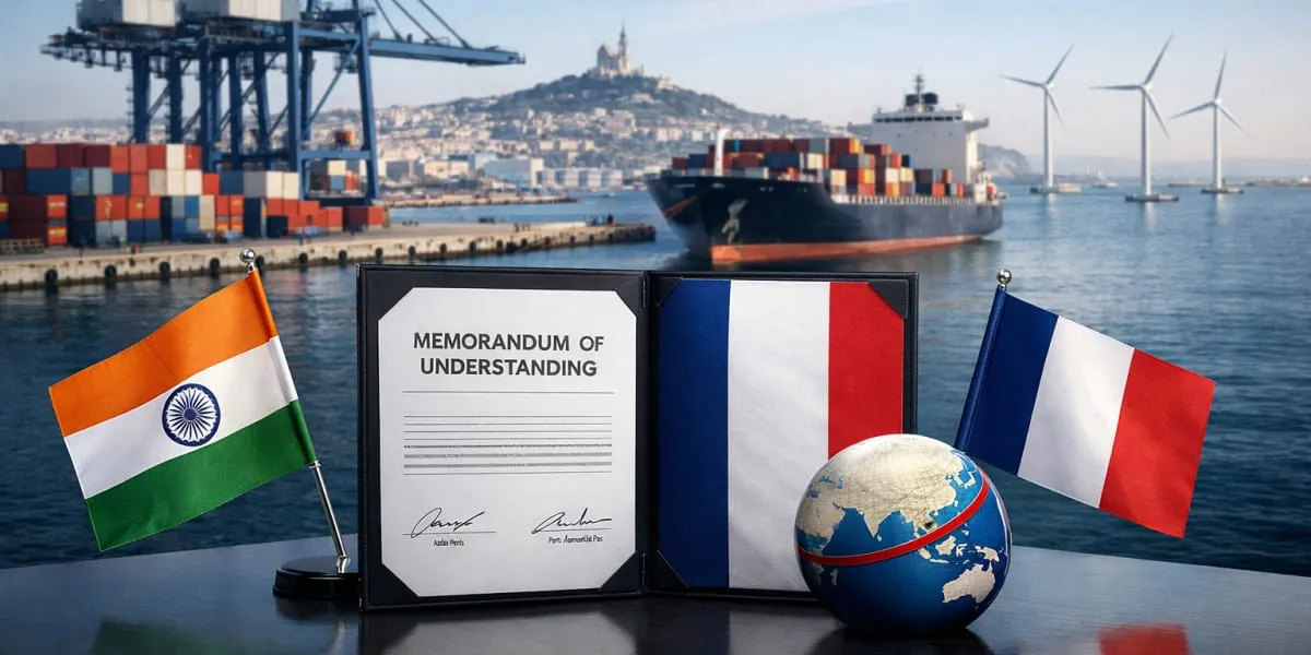 Adani Ports Signs IMEC Pact With Port Of Marseille Fos