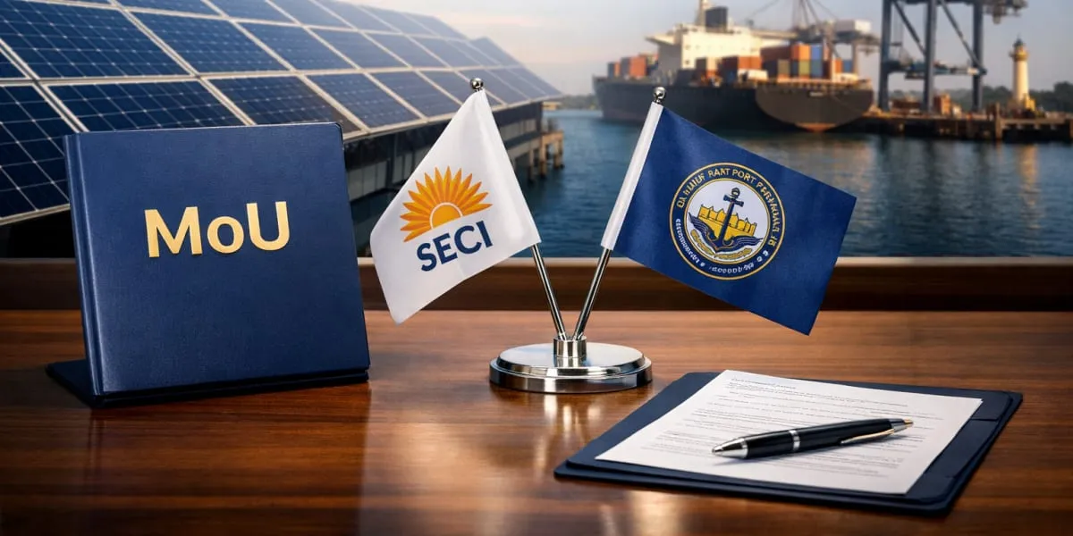 SECI Signs MoU With Mumbai Port Authority For Solar Power
