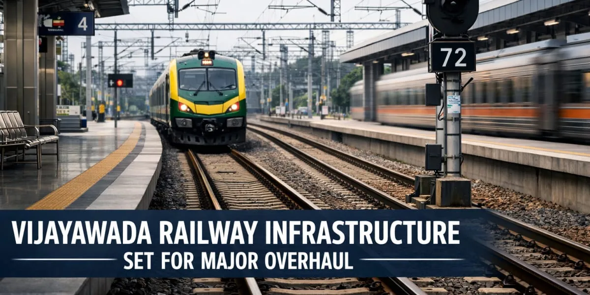 Vijayawada Railway Infrastructure Set for Major Overhaul