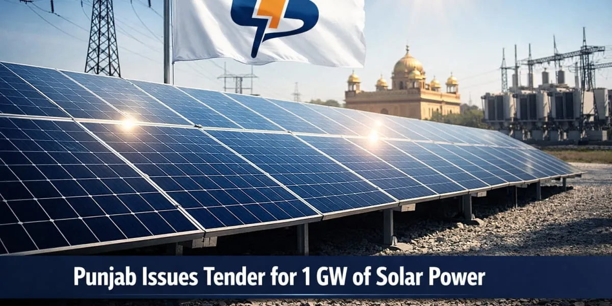 Punjab State Power Corporation Issues Tender To Procure One GW Solar
